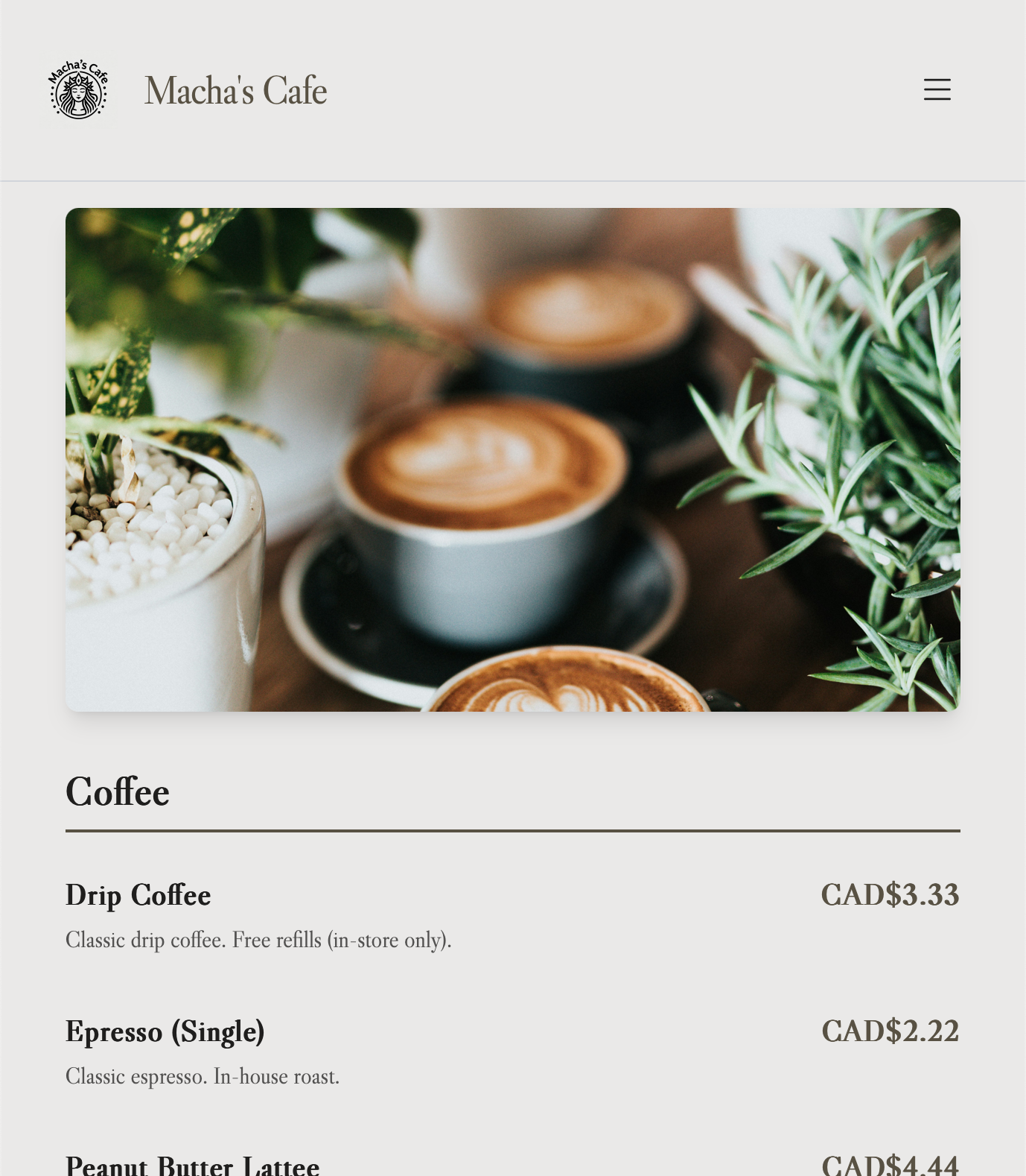 Cafe Screenshot